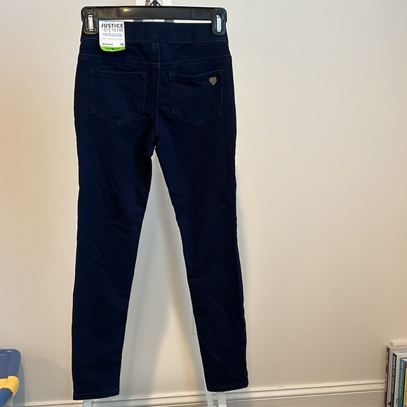 NWT Justice Stretchy Skinny Jeggings size 10 - Picture 4 of 5